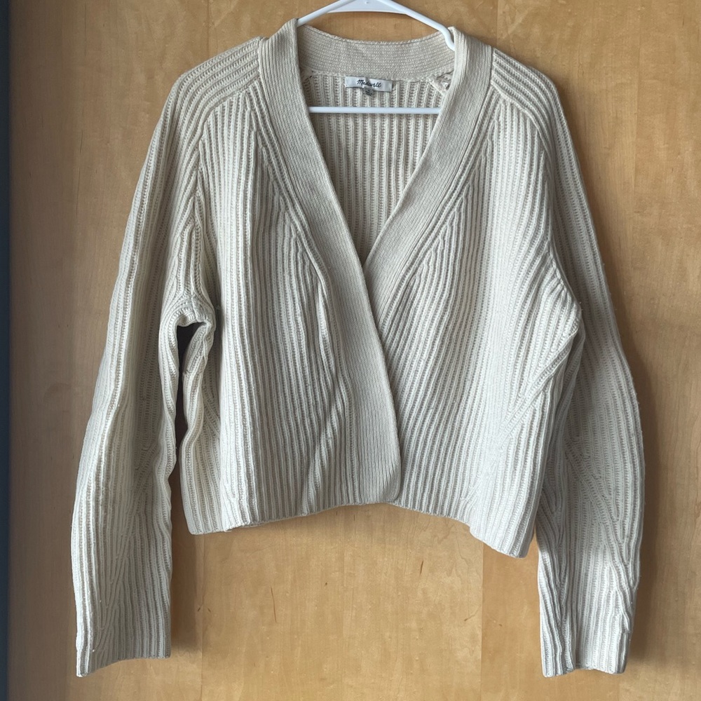 Madewell Cropped Open Cardigan